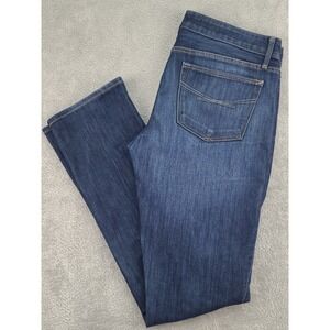 Gap 1969 Real Straight Leg Womens Jeans Dark Wash Denim Classic  Size 30/10L